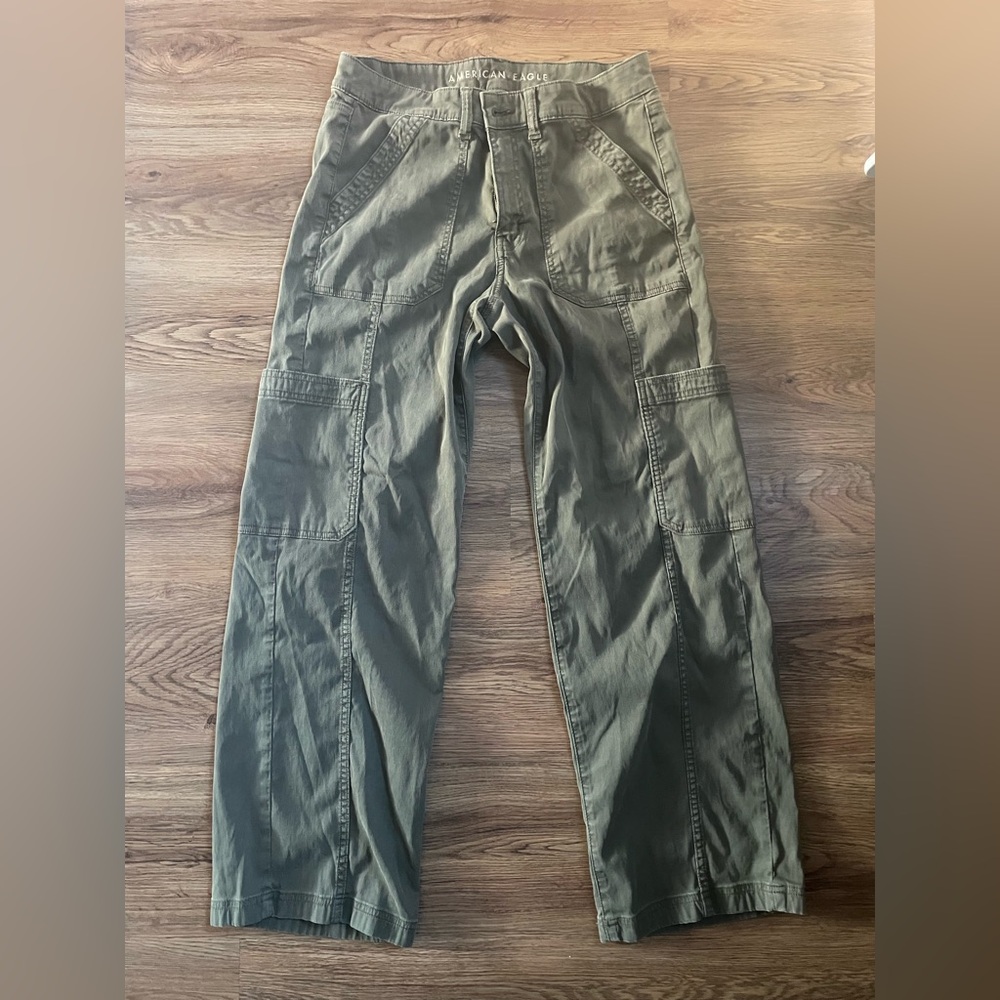 NWOT AE Stretch High-Rise Utility Stovepipe Pant
